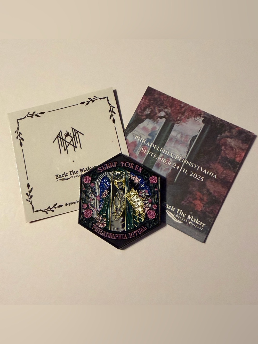 Sleep token ritual coin Philadelphia PA